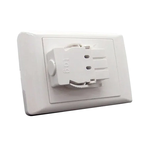 Wall Starter Plate White Single Lead Connection